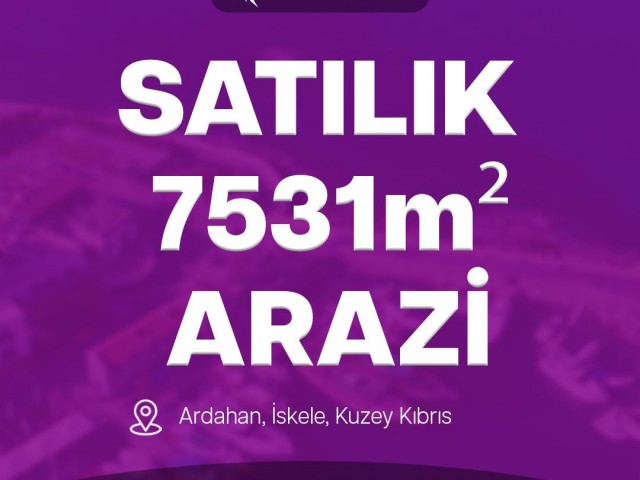 Ardahan Iskele 7531m² Land For Sale