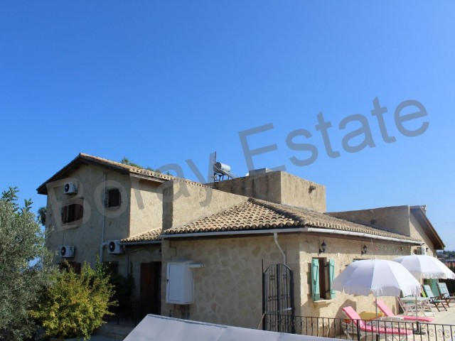  3+1 stone house with pool for rent in Edremit- (annual rental to family)