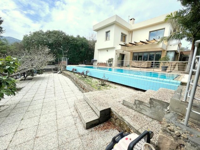 3+1 villa with pool in Yesiltepe area