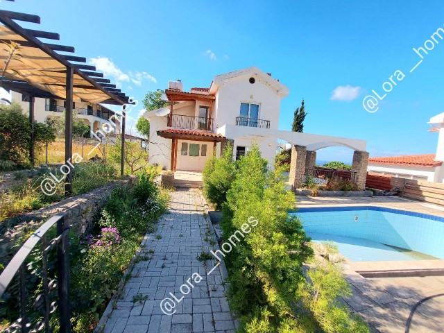 2+1 VILLA WITH STUNNING MOUNTAIN AND SEA VIEW IN ALSANCAK, NORTH CYPRUS.   WITH POSSIBILITY TO ADD MORE ROOM OR ENLARGE THE LIVING ROOM AND THE KITCHEN.   