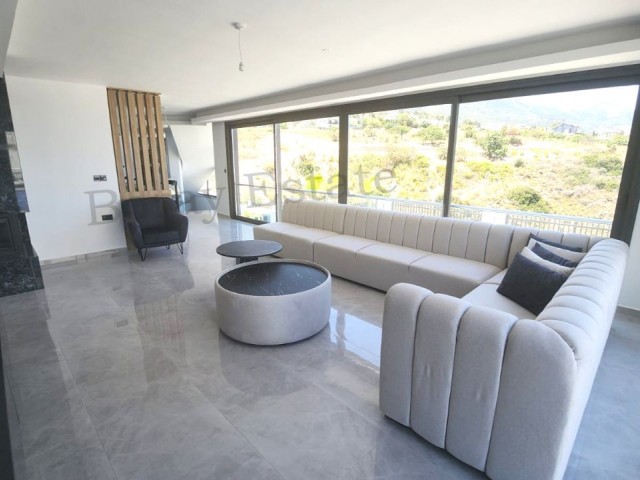 4+2 Triplex Luxury Villa with Pool in Girne Arapköy Area  Within 2 acres of land, 450 m2 indoor usage area