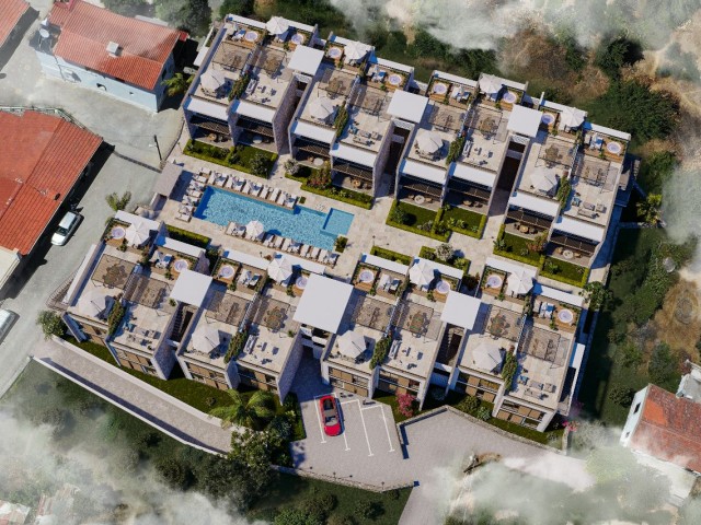 2+1 Flats with Shared Pool in a Complex in Alsancak, Starting from £138,000