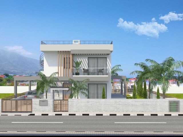 2+1 - 3+1 - 4+1 Villas for Sale in Kyrenia Alsancak Region