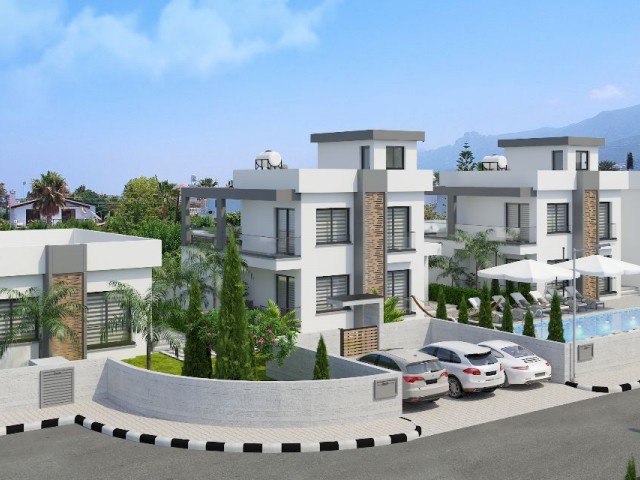 2+1 - 3+1 - 4+1 Villas for Sale in Kyrenia Alsancak Region