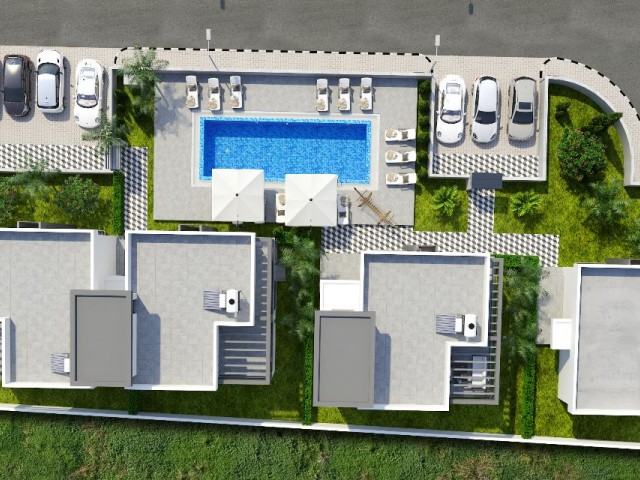 2+1 - 3+1 - 4+1 Villas for Sale in Kyrenia Alsancak Region