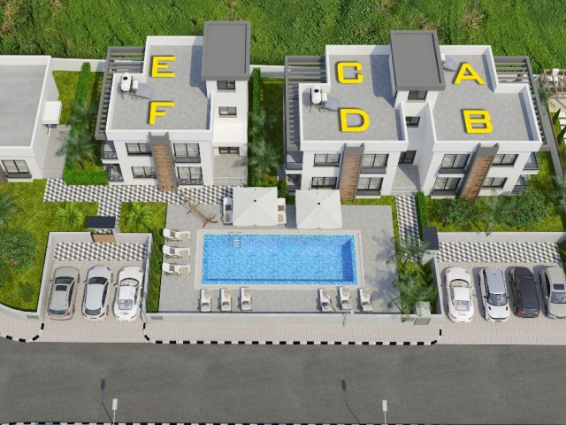 2+1 - 3+1 - 4+1 Villas for Sale in Kyrenia Alsancak Region