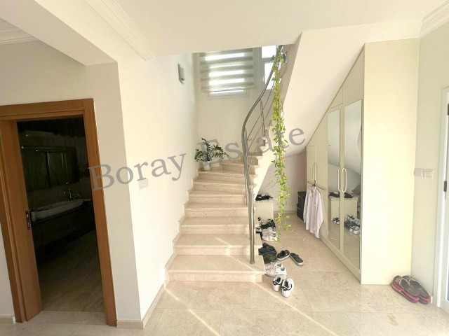 3 Bedroom Luxury Villa with Sea View and Pool in Çatalköy It has 260m2 Usage Area in a 734m2 Land