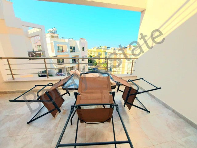 Luxury Fully Furnished 3+1 Flat for Sale in Kyrenia Alsancak Region.
