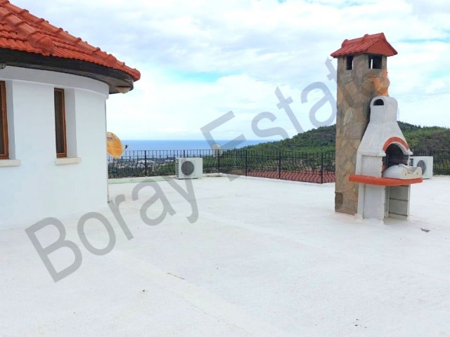 4 bedroom villa for sale in Doğanköy Ciglos area  1810 m2 land area  Mountain and sea view