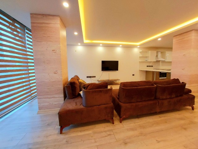 LUXURY AND LARGE 2+1 APARTMENT WITH FOR RENT IN CENTRAL KYRENIA (GIRNE) CLOSE TO ALL AMENITIES. 