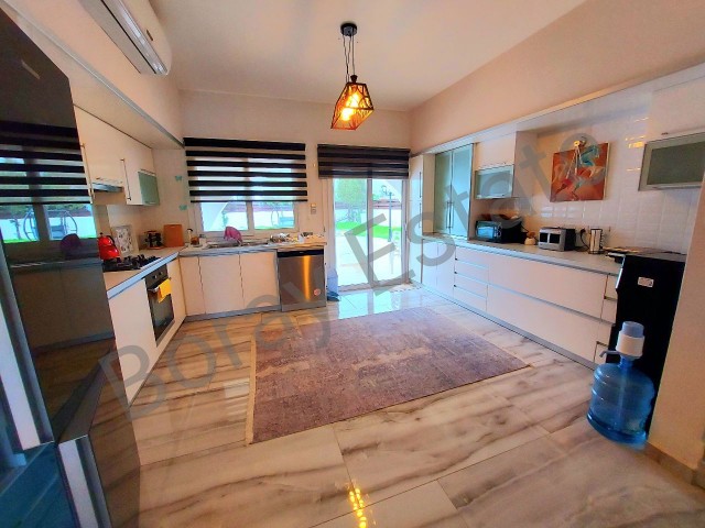 Luxury 3+1 villa for sale in alsancak Kyrenia,  very close to the sea , main road and all amenities with amazing sea view, private pool, and garden. 