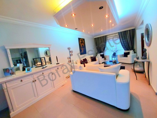 ‼️❗️✅️Ultra luxury 3+1 semi-detached villa with garden and terrace for sale in Nicosia Marmara region + help room