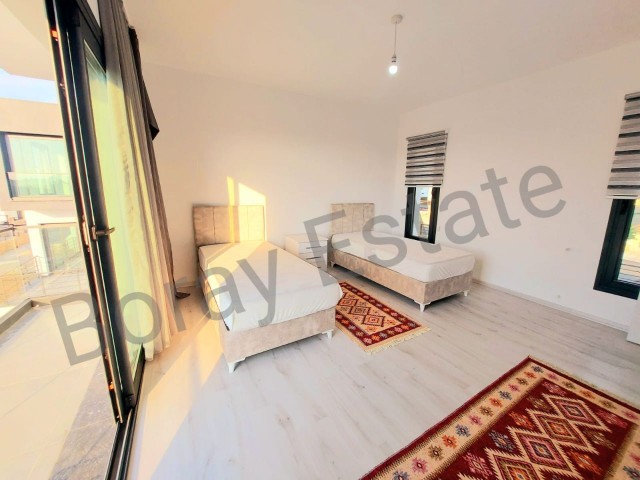 4+1 fully furnished new villa for sale in Kyrenia Çatalköy region