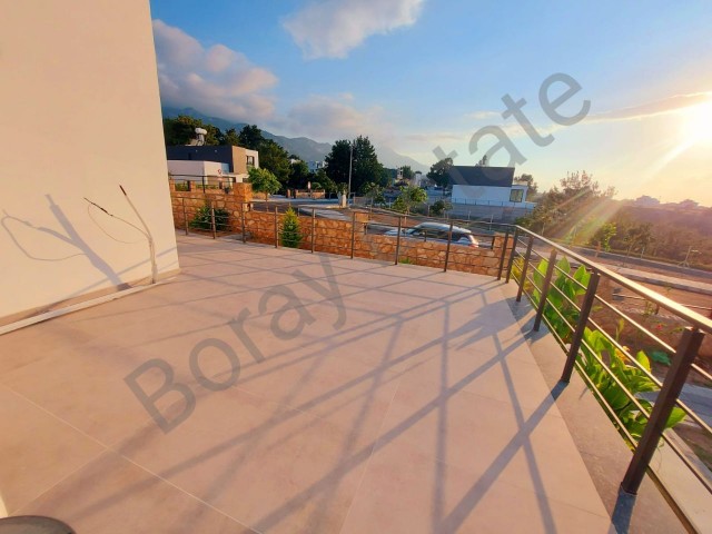 4+1 fully furnished new villa for sale in Kyrenia Çatalköy region