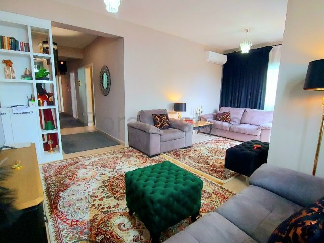 Luxury, fully furnished, 3+1 flat with terrace for sale in  Çatalköy, Kyrenia, in a complex with pool.  