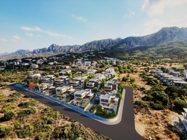 4+1 Ultra-Luxusvillen mit herrlichem Berg- und Meerblick und Pool in Edremit, Kyrenia