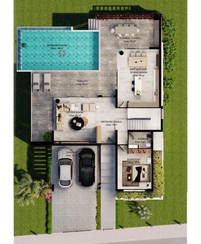 4+1 luxury villa with pool for sale