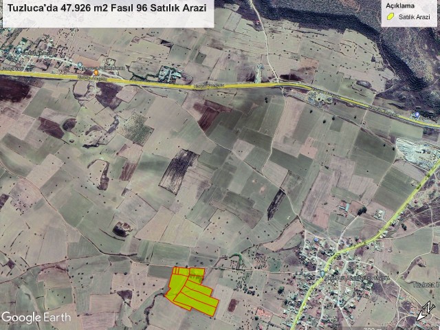 47.926 متر مربع زمین برای فروش در توزلوکا، فصل 96