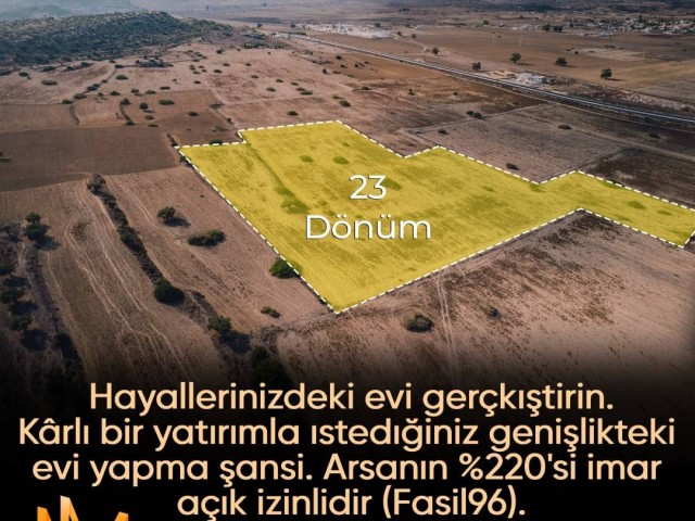 23 Acres of Land with Chapter 96 Development Permit in Tuzluca