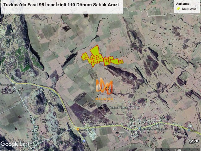 Tuzluca'da 110 Dönüm Fasıl 96 Satılık Arazi
