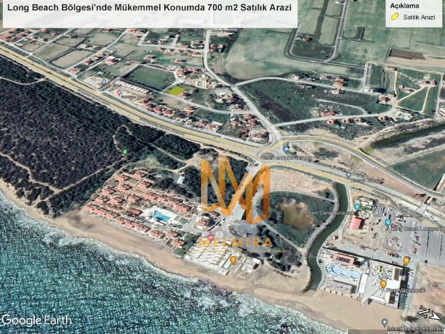 Long Beach'te Mükemmel Konumda 700 m2 Satılık Arazi