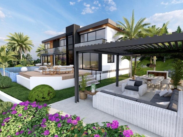 Luxuriöse 4+1 Villa zu verkaufen in Kyrenia Edremit