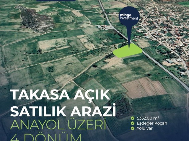 Geçitkale- Akova Satılık Arazi