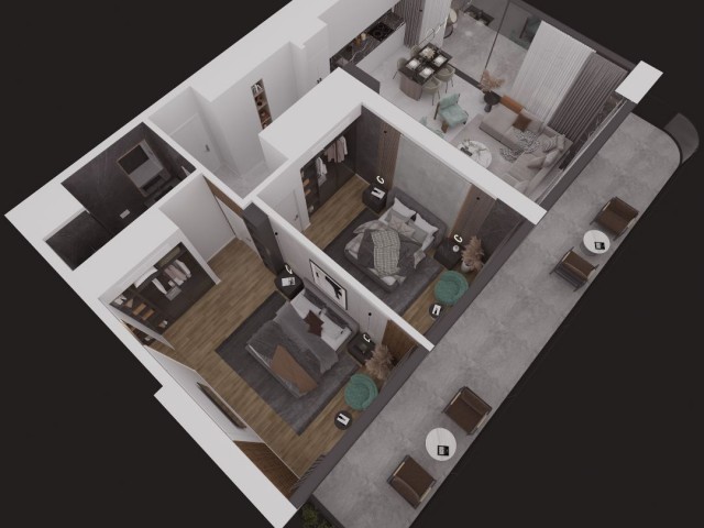 Excellent 2+1 Flats for Sale in Grand Sapphire Blu Project