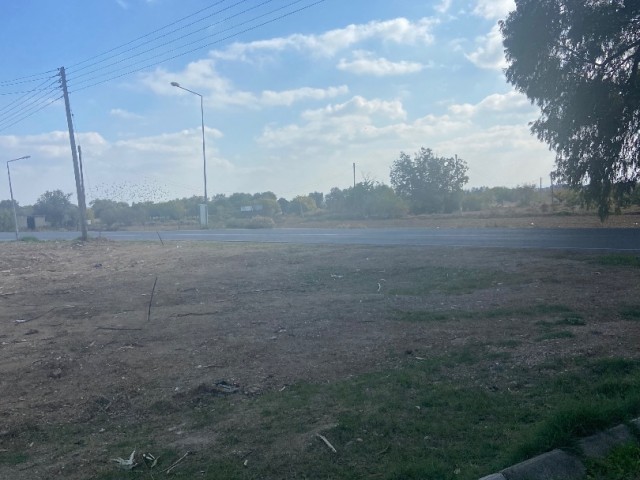 Turkish made land with commercial permit for sale in Kyrenia Bogaz region