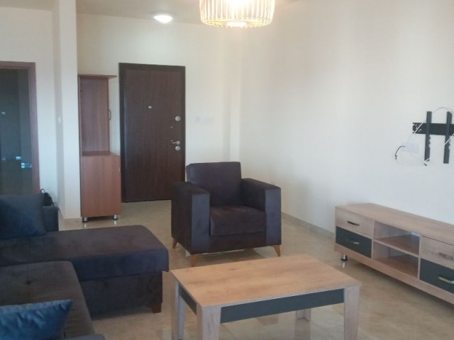 3+1 sea view, fully furnished flat for rent in Lefke Gemikonagi