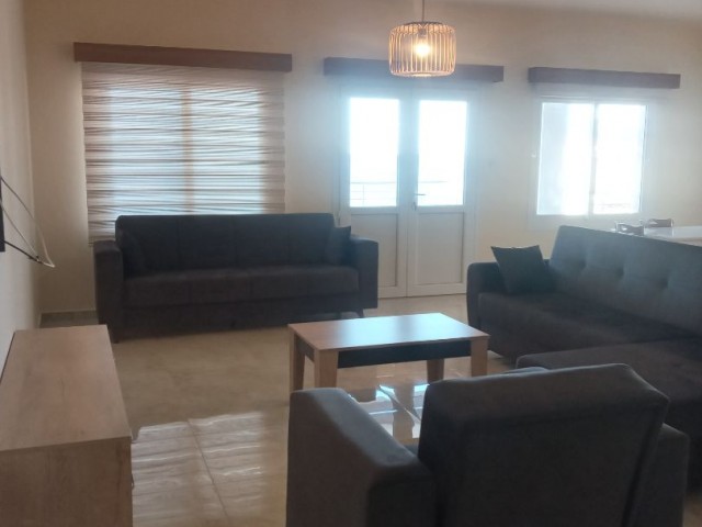 3+1 sea view, fully furnished flat for rent in Lefke Gemikonagi