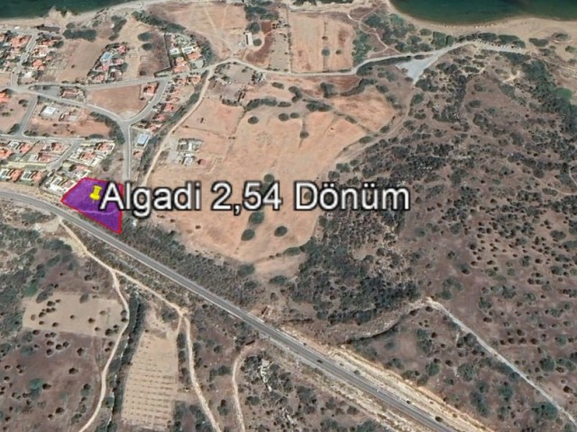 ALAGADI 2.54 DÖNÜM DENİZ MANZARALI ARAZI (TRIPLEX VILLA'YA UYGUN)