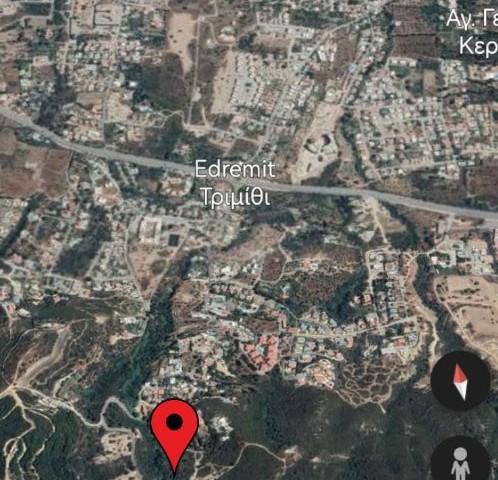 9 DONUM PLOT OF LAND IN KARMI KYRENIA - 35% BUILDING PERMISSION