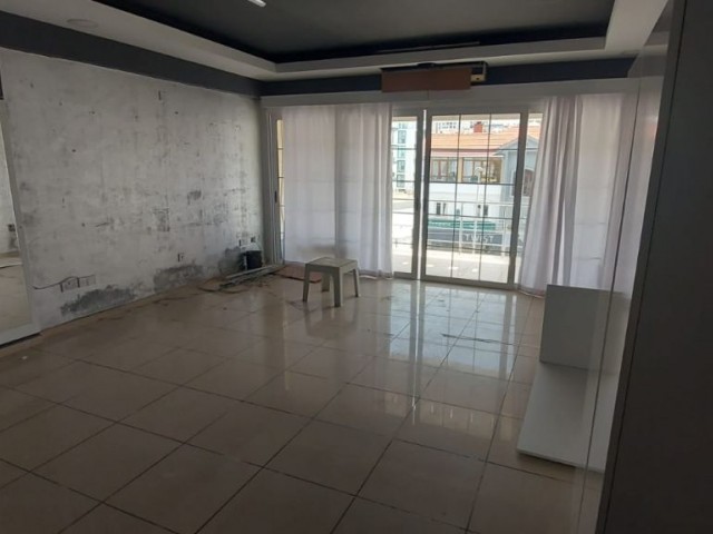 A 100 m2 FLAT THAT CAN BE USED AS AN OFFICE - CLINIC - BEAUTY CENTER ETC. IS FOR RENT IN KYRENIA CENTER.