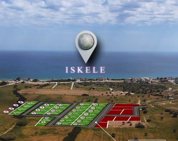 DEVELOPMENT WILL BE OPENED IN THE İSKELE BOGAZ REGION SOON!!! AFFORDABLE 610 M2 LAND FOR SALE.