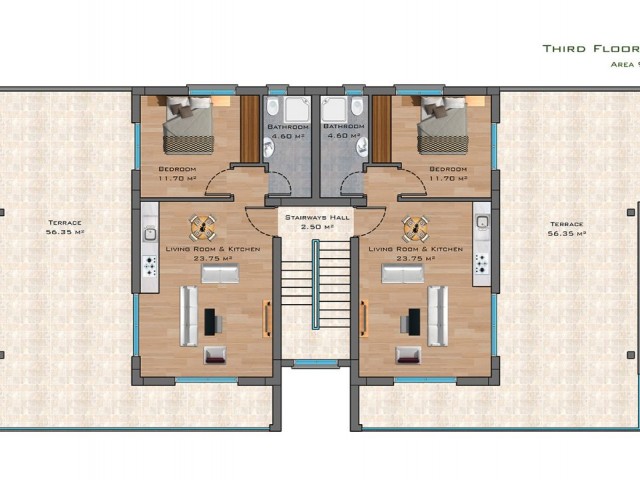 ⭐️ £10,000 Below Market Price - 1+1 Apartment in the Long Beach Area, Skel City - Royal Sun Elite Project (by Novinlar) - Delivery May 2024. #01034