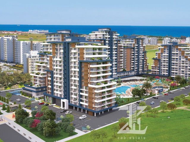 2+1 oda daire, 84 metrekare - İskele'de - Long Beach - Riverside Projesi (Yeniyalılar) - Nisan 2024'te teslim. #01028