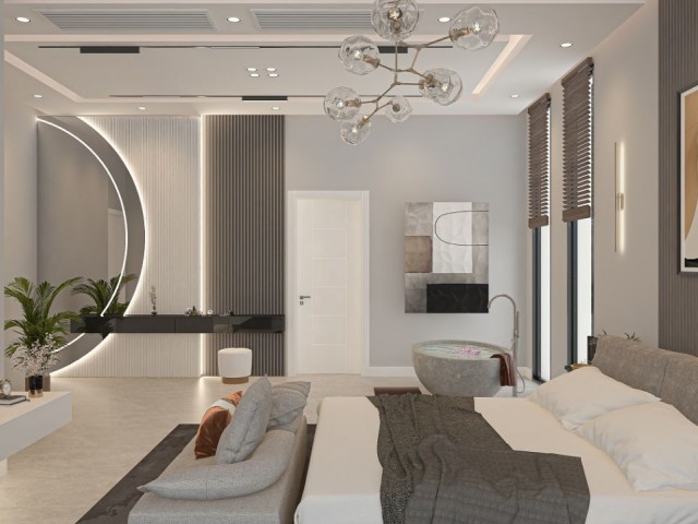 Ultra-Luxusvillen mit 4 Schlafzimmern zum Verkauf in Edremit, Nordzypern