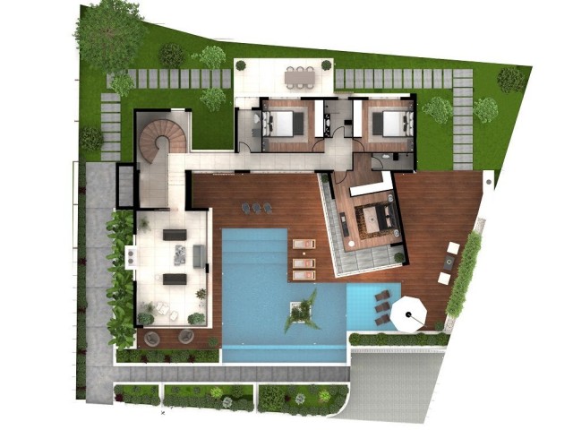 Ultra luxury 5 bedroom villa for sale in Bellapais, North Cyprus