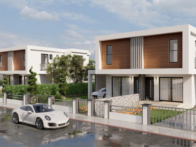 3 bedroom semidetached villas for sale in Tuzla North Cyprus