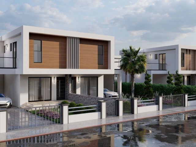 3 bedroom semidetached villas for sale in Tuzla North Cyprus