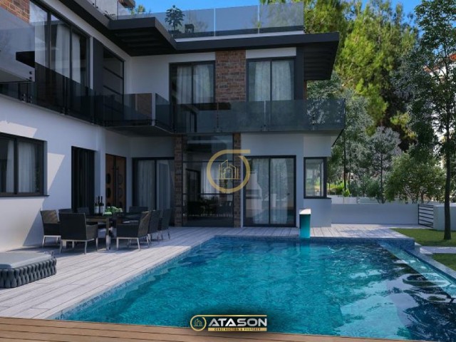 ULTRA LUXURY SPECIALLY DESIGNED, READY FOR DELIVERY 4+1 VILLAS FOR SALE IN GIRNE ZEYTİNLİK!!