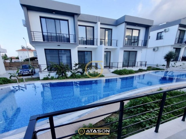 3+1 FULLY FURNISHED LUXURY VILLA FOR RENT ON LAPTA BEACH WALKING ROAD, WALKING DISTANCE TO THE SEA!!