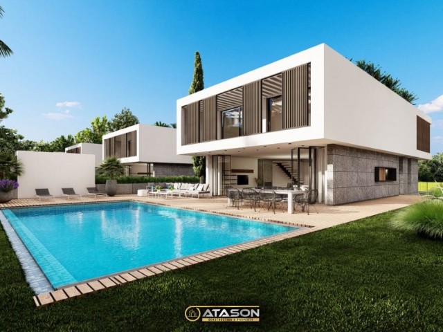 ULTRA LUXURY 4+1 VILLAS WITH MODERN ARCHITECTURE IN ÇATALKÖY, GIRNE!!