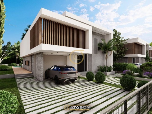 ULTRA-LUXUS-4+1-VILLEN MIT MODERNER ARCHITEKTUR IN ÇATALKÖY, GIRNE!!