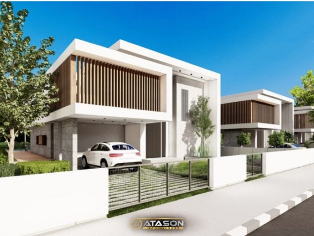 ULTRA-LUXUS-4+1-VILLEN MIT MODERNER ARCHITEKTUR IN ÇATALKÖY, GIRNE!!