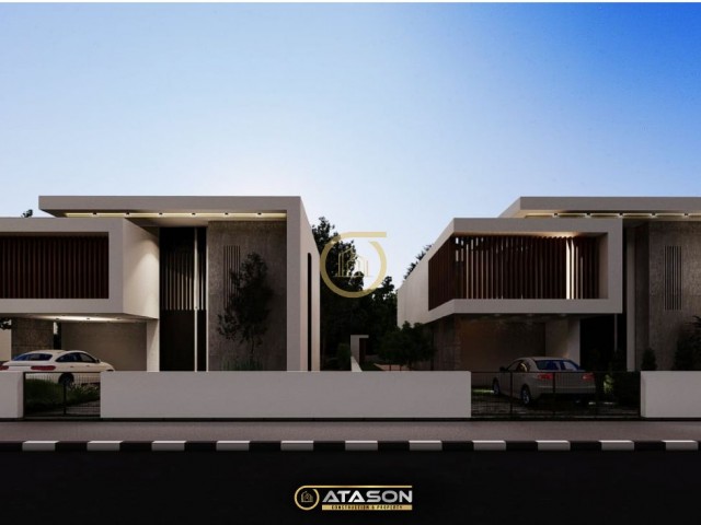 ویلاهای فوق لوکس 4+1 با معماری مدرن در چاتالکوی، جیرن!!