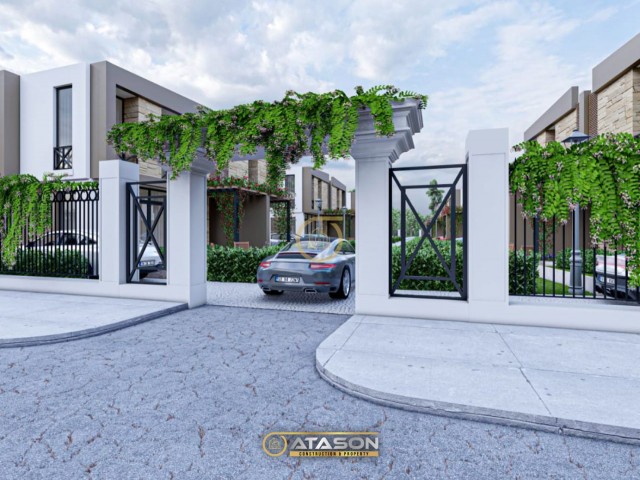 OWN A 3+1 TWIN VILLA IN GIRNE DOĞANKÖY FOR THE PRICE OF AN APARTMENT 