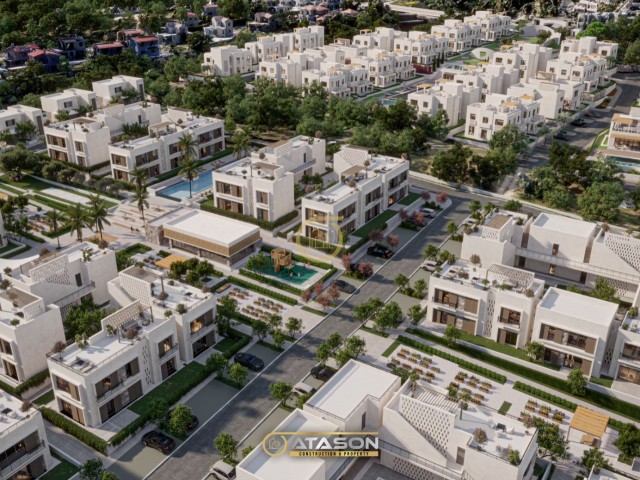  A HOLIDAY VILLAGE-LIKE RESIDENTIAL PROJECT MEETS YOU IN ALSANCAK, THE MOST PEACEFUL AREA OF KYRENIA 