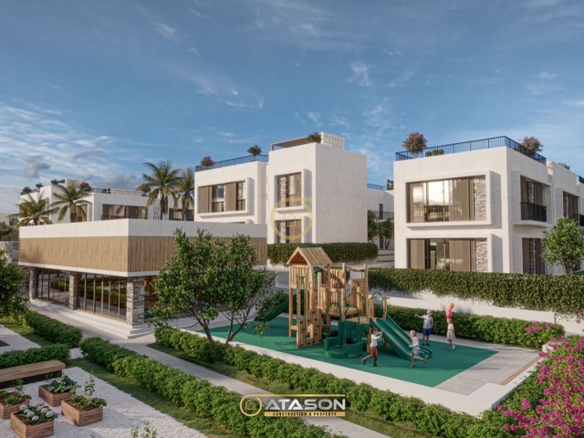  A HOLIDAY VILLAGE-LIKE RESIDENTIAL PROJECT MEETS YOU IN ALSANCAK, THE MOST PEACEFUL AREA OF KYRENIA 